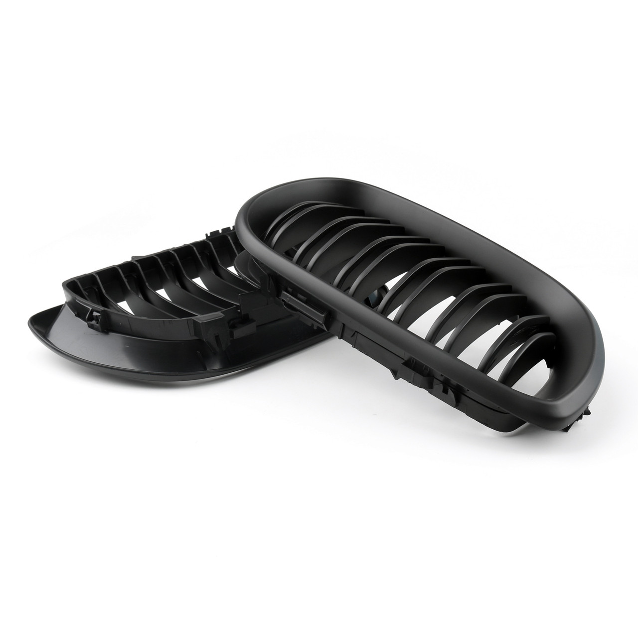 2002-2005 BMW E46 Saloon 4-Door Facelift Front Kidney Hood Grille 51137030545 Matte Black Generic