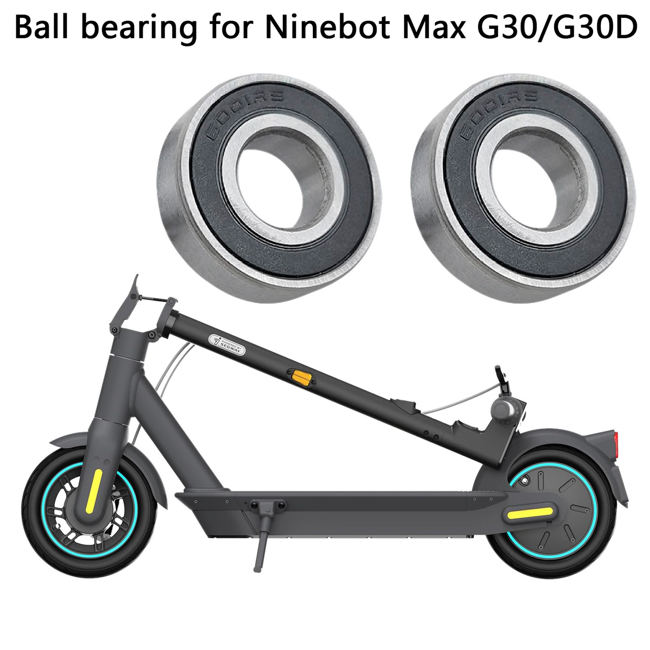 2pcs Electric Scooter Front Wheel ball Bearings For Ninebot MAX G30 G30D 2pcs Electric Scooter Front Wheel ball Bearings For Ninebot MAX G30 G30D