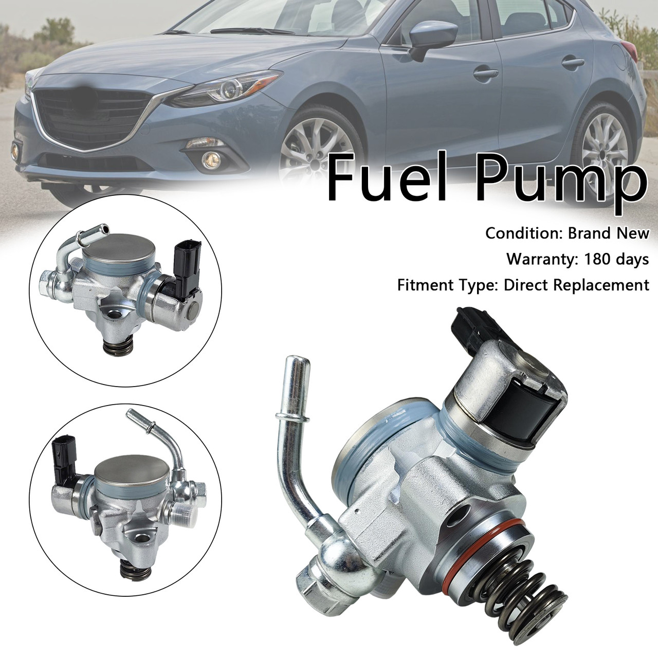 2012-2018 Mazda 3 High Pressure Fuel Pump PE19203F0 Generic - Mad