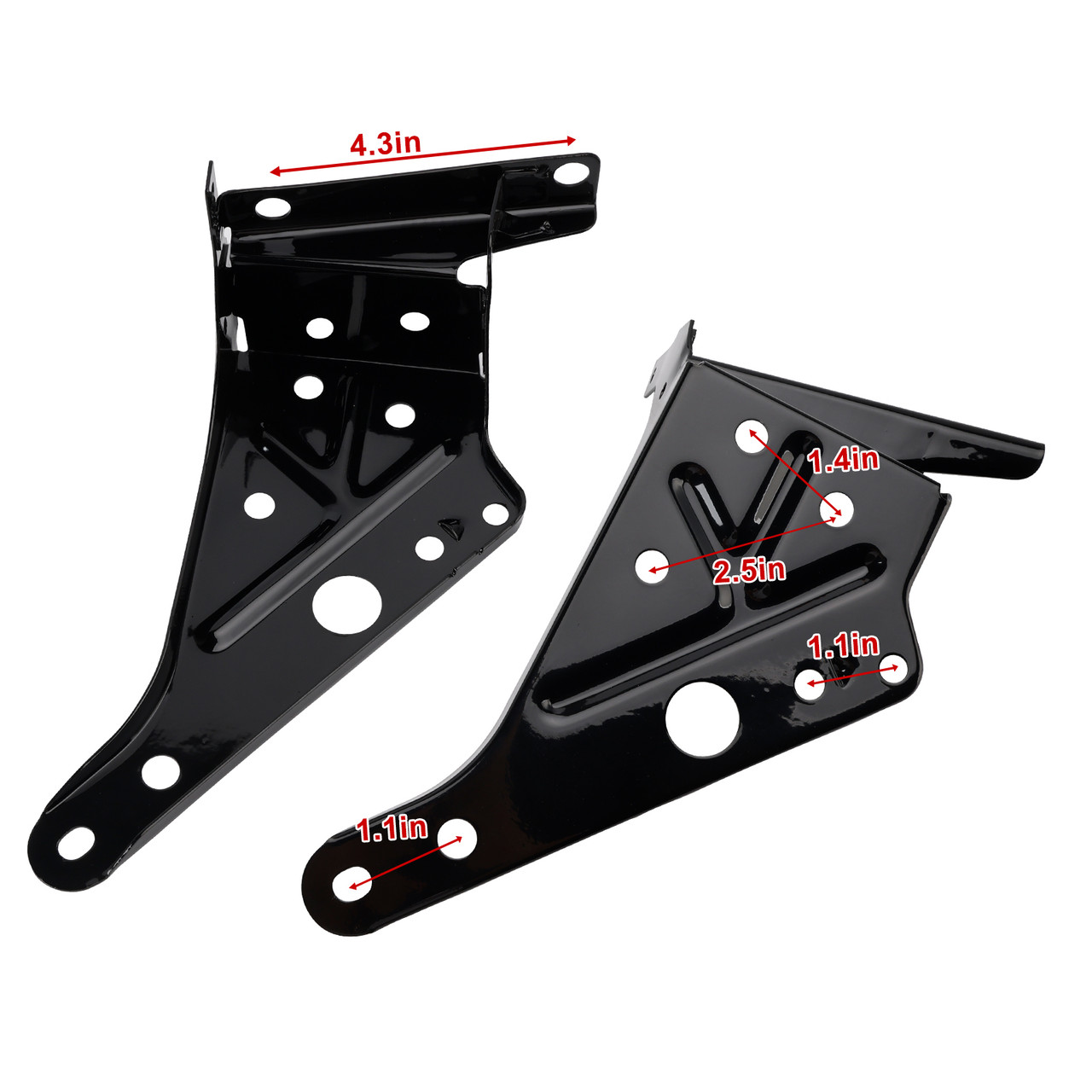 2014-2023 Harley Touring street Glide Head Fairing Support Mount Brackets 57000169 57000170 Generic 2014-2023 Harley Touring street Glide Head Fairing Support Mount Brackets 57000169 57000170 Generic