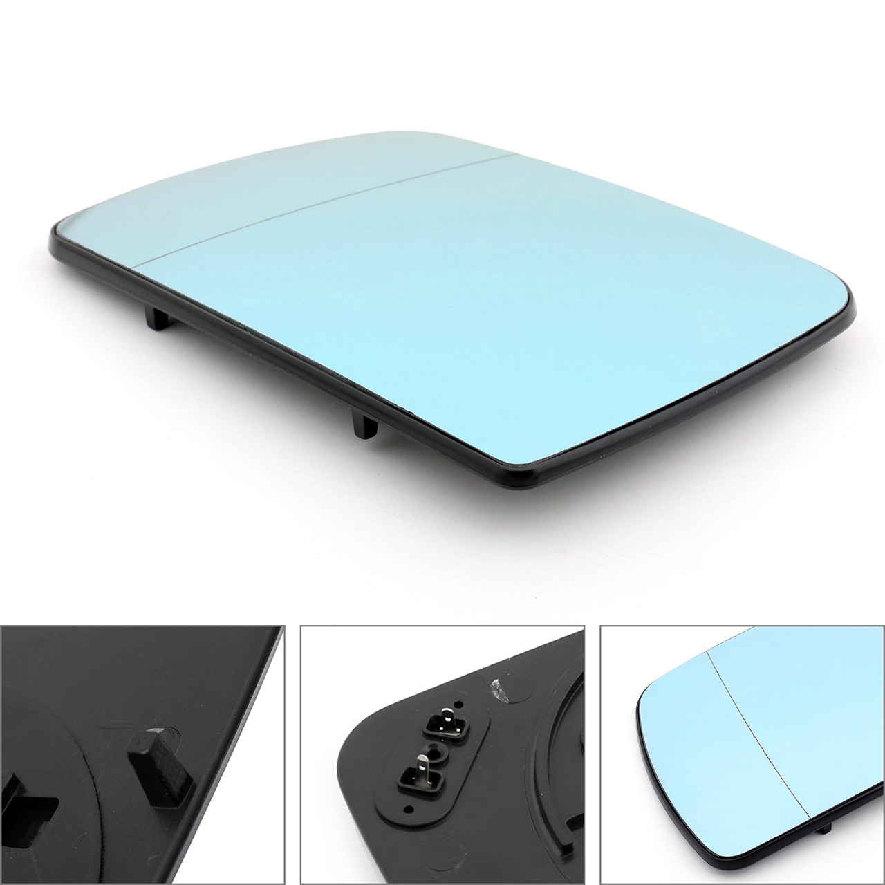 1998-2006 BMW X5 E53 SUV Heated Left Driver Side Wing Mirror Glass 51167039597 Blue Generic