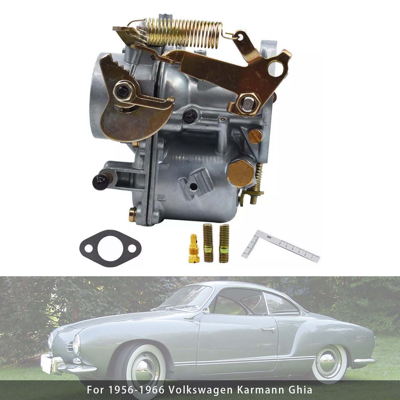 1956-1966 Volkswagen Karmann Ghia 30 Pict-1 Carburetor Kit Electric Choke 113129027F Generic