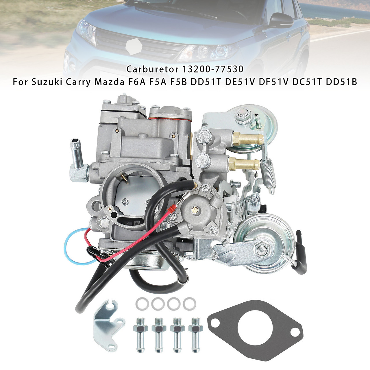 Suzuki Carry Mazda F6A F5A F5B DD51T DE51V DF51V DC51T DD51B Carburetor 13200-77530 Generic