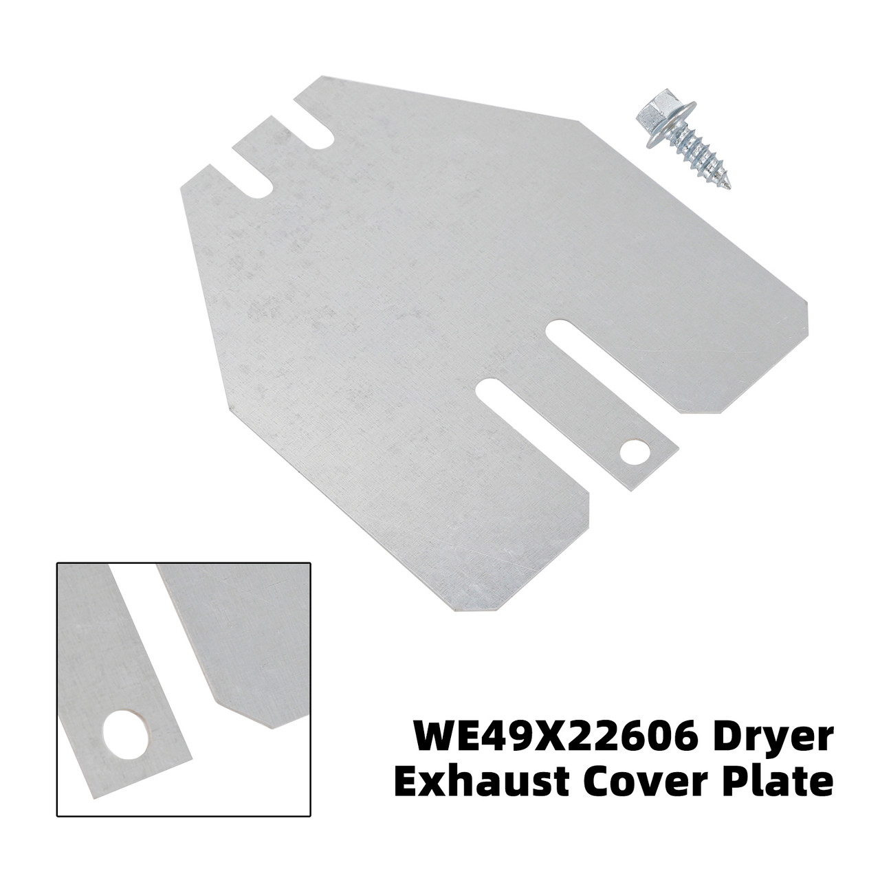 WE49X22606 Dryer Exhaust Cover Plate
