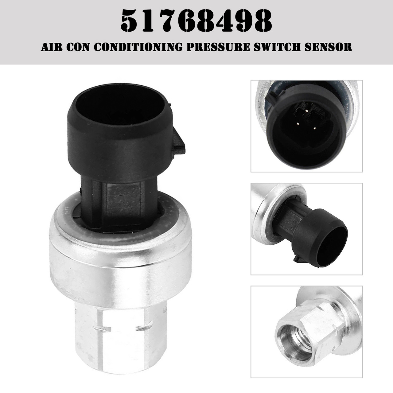 2008- Abarth 500 Air Con Conditioning Pressure Switch Sensor 51768498 Generic
