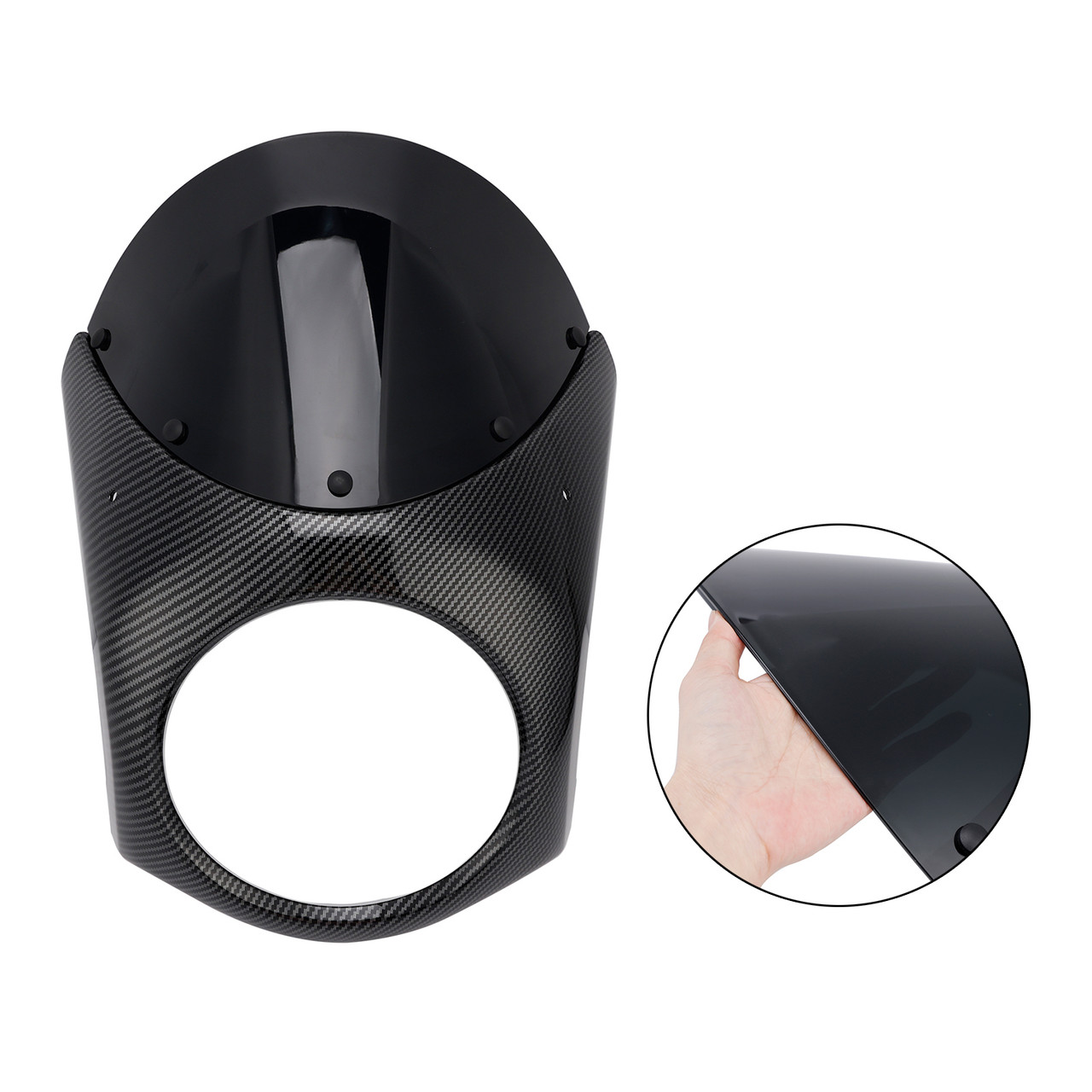 2024-2025 Kawasaki Eliminator 500 Windshield Windscreen CBlack Generic