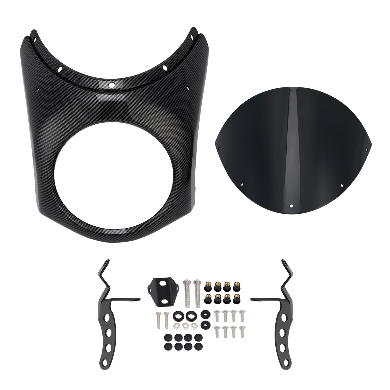 2024-2025 Kawasaki Eliminator 500 Windshield Windscreen CBlack Generic