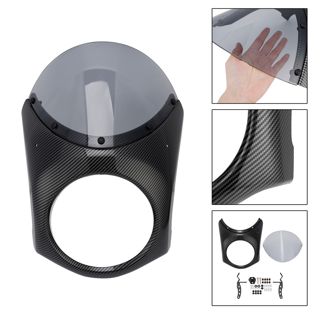 2024-2025 Kawasaki Eliminator 500 Windshield Windscreen CGray Generic
