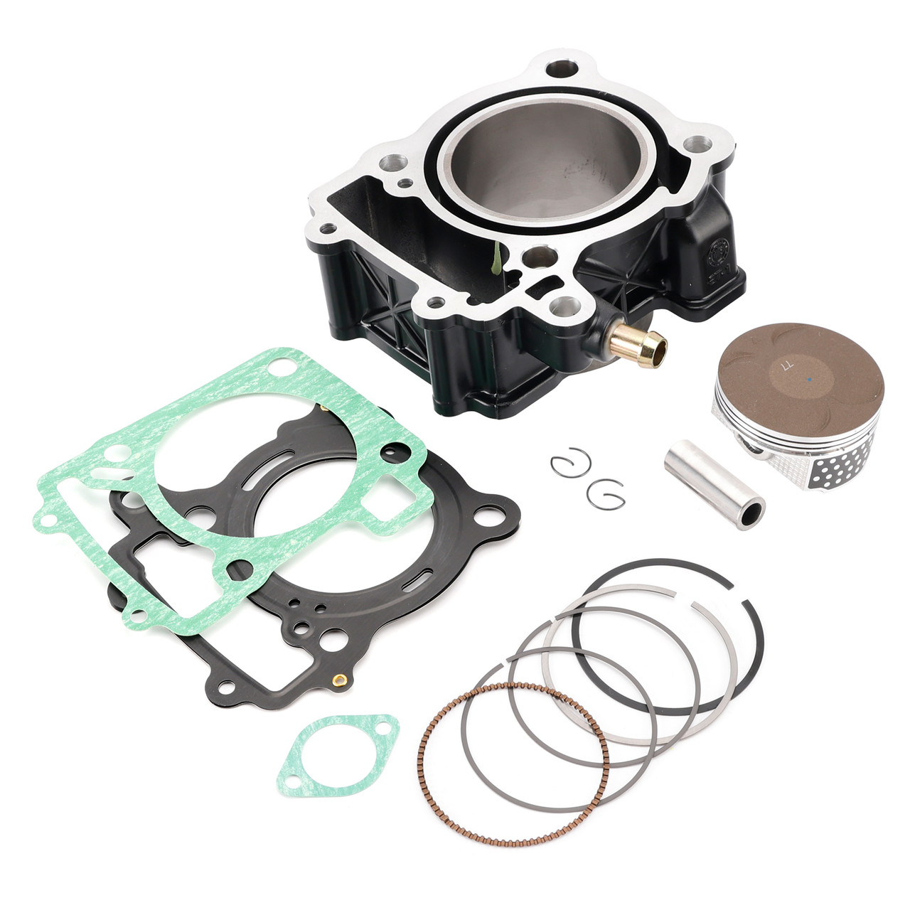 2015-2016 Bajaj Pulsar AS 200 77mm Cylinder Piston Gasket Top End Rebuild Kit Generic