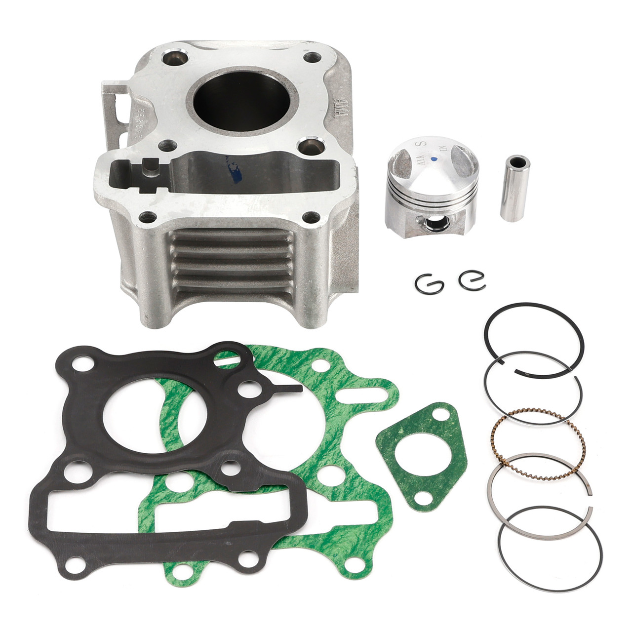 2007-2014 Peugeot Ludix Pro 50 AIR 4T 50cc Cylinder Piston Gasket Top End Rebuild Kit 37mm 12101-AMA-000 Generic