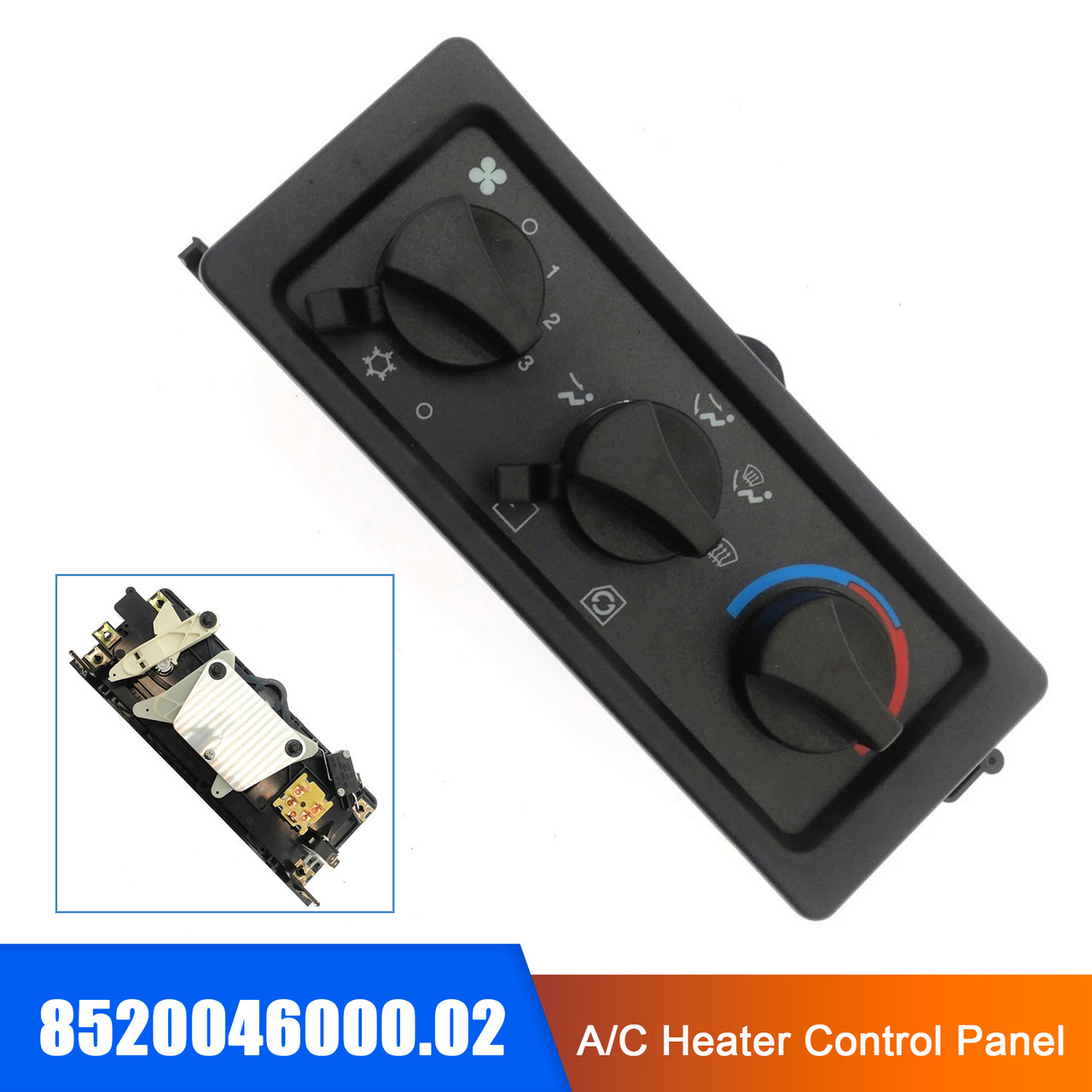 A/C Heater Control Panel for Freightliner FL60 FL70 C840 8520046000.02