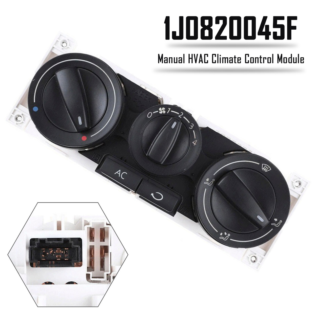 1998-2010 VW Beetle Manual HVAC Climate Control Module 1J0820045F Generic