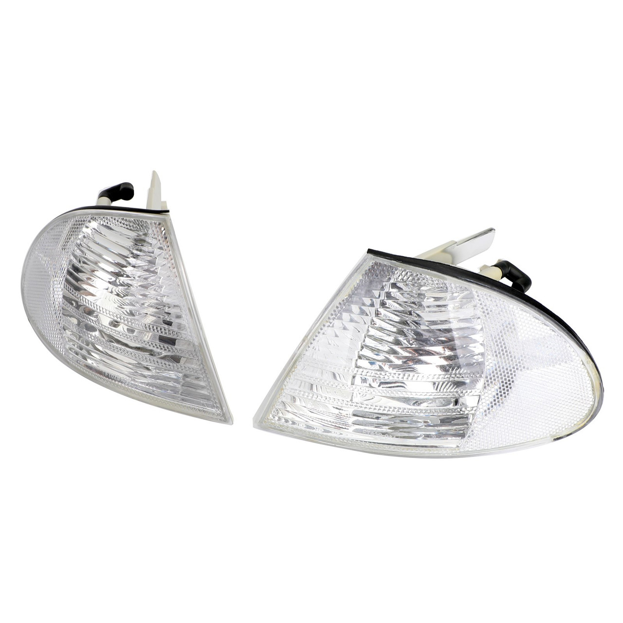 1998-2001 BMW 3 Series E46 Sedan Pair White Corner Side Light 63136902766 63136902765 White Generic