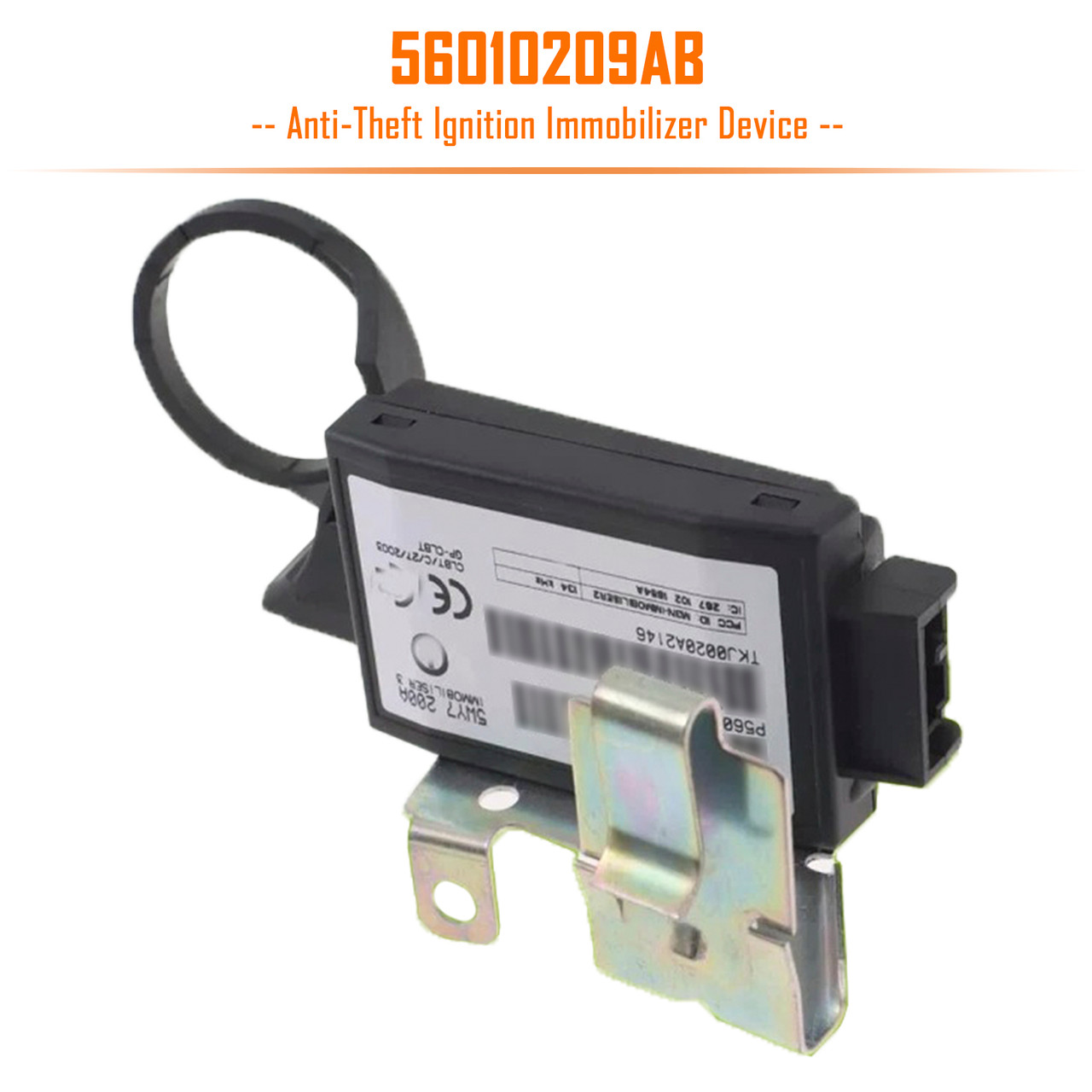 2001-2006 Jeep Wrangler Anti-Theft Ignition Immobilizer Device 56010209AB Generic