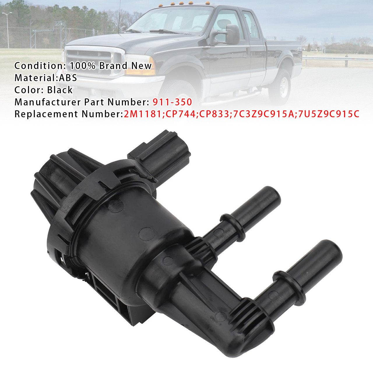 2008-2010 Ford F-250 Super Duty Vapor Canister Purge Solenoid Valve 911-350 Generic