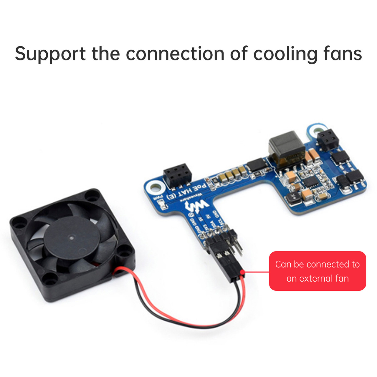 Raspberry Pi 4B/3B+ Ethernet Power Supply Expansion Board 802.3af Network