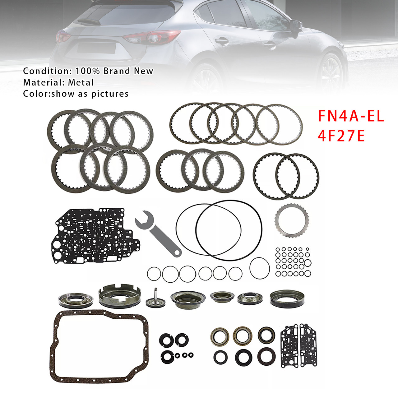 2009-2013 FORD TRANSIT CONNECT Transmission Banner Rebuild Kit FN4A-EL 4F27E 1.6mm thick Generic
