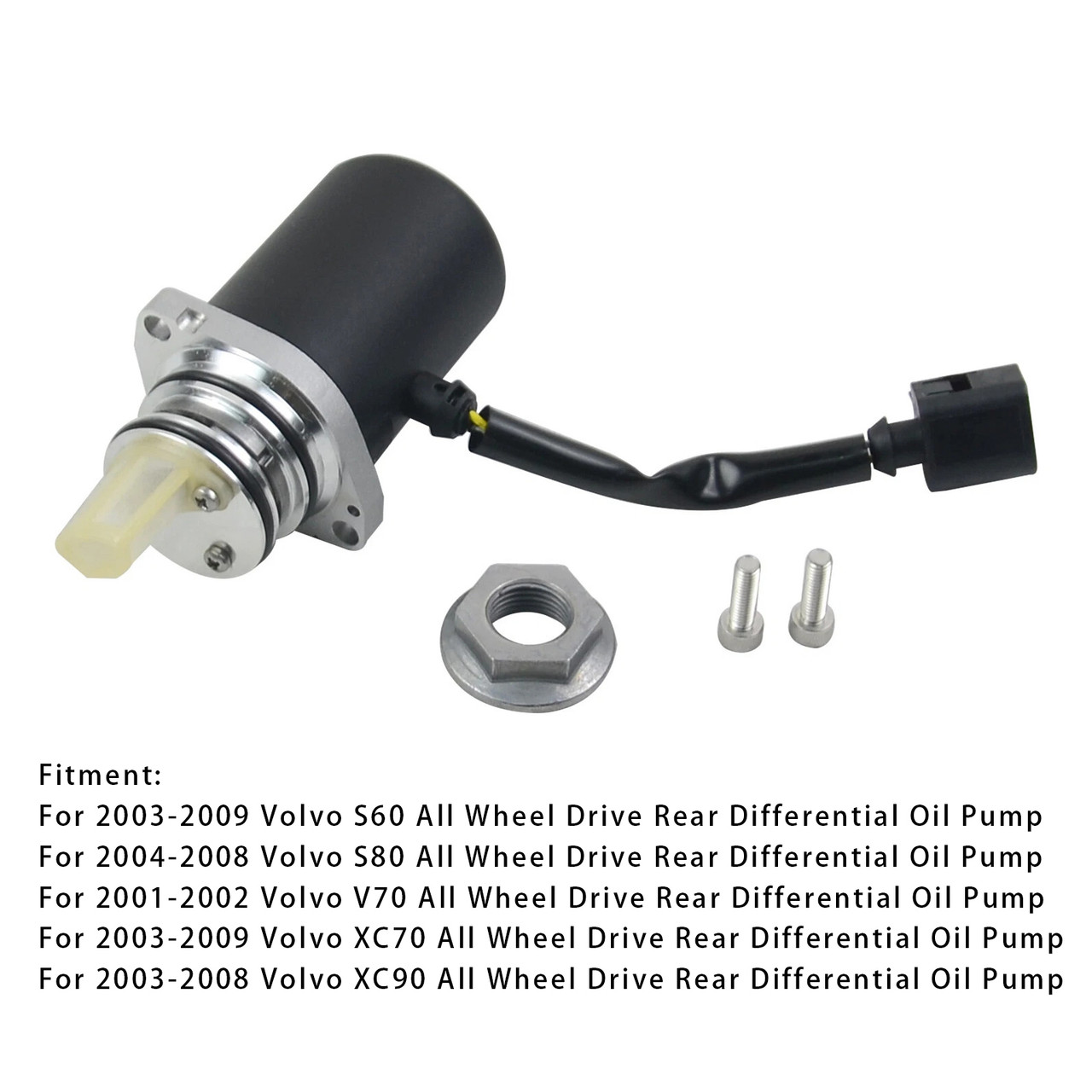 2003-2009 Volvo S60 Rear Differential Oil Pump 8689664 30783079 Generic