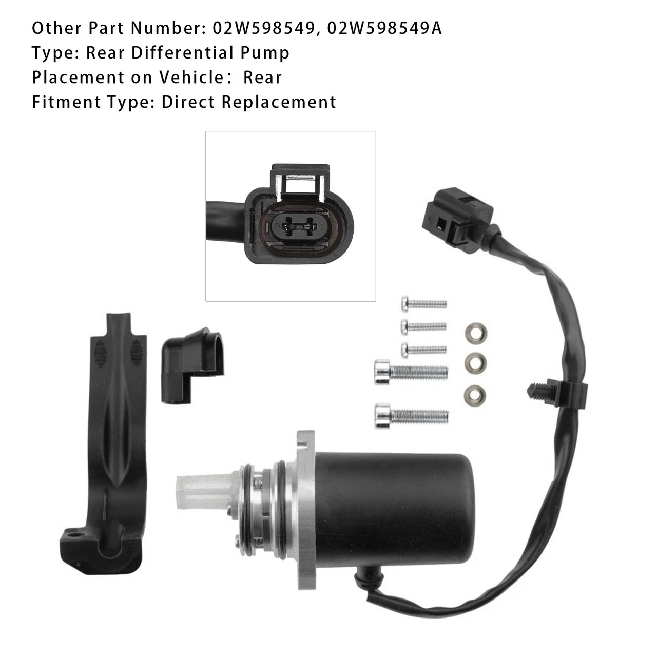2003-2009 VW Transport V Rear Differential Pump 02W598549 02W598549A Generic