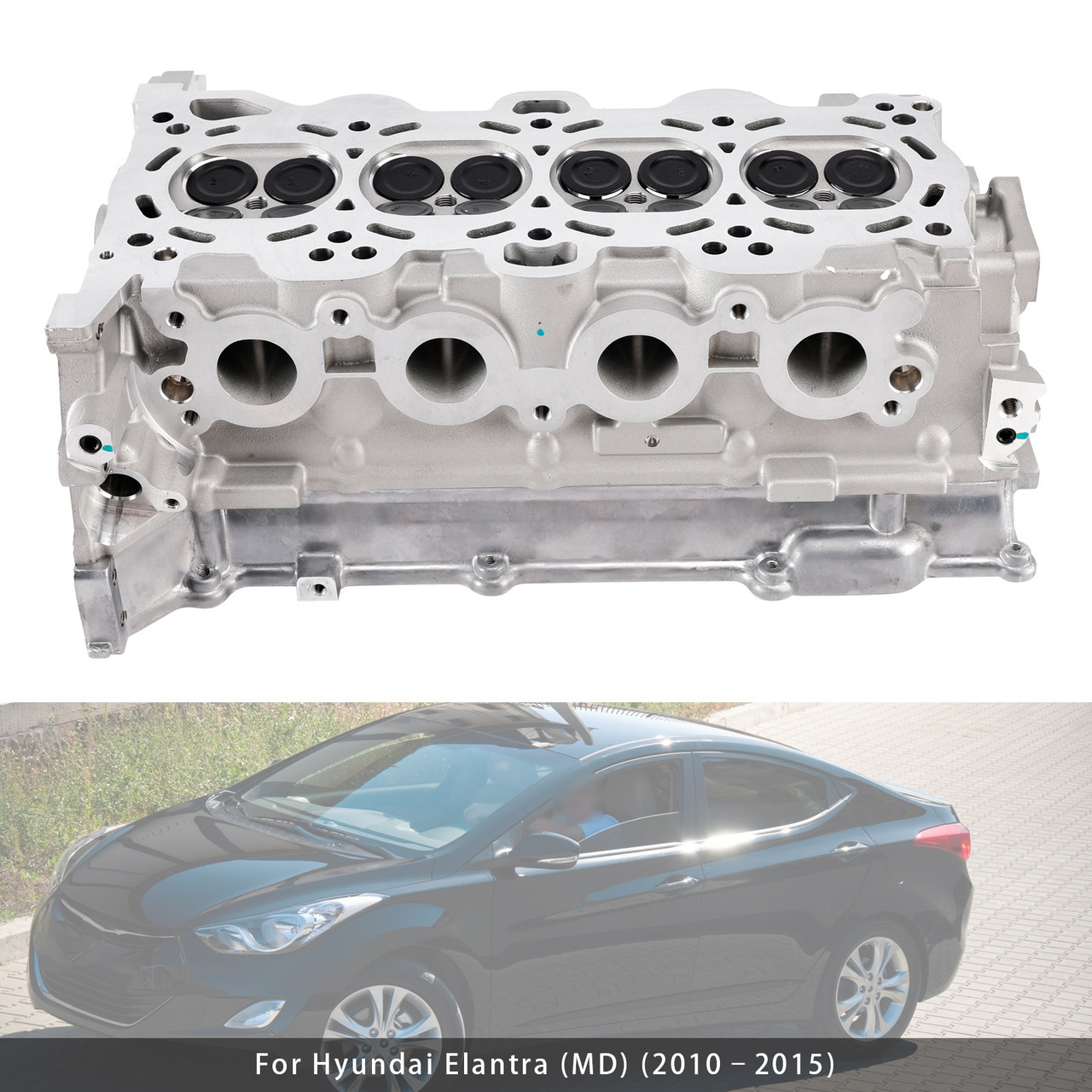 2013–2016 Kia Forte (YD) G4NB Cylinder Head Assembly 22224-2E000 Generic