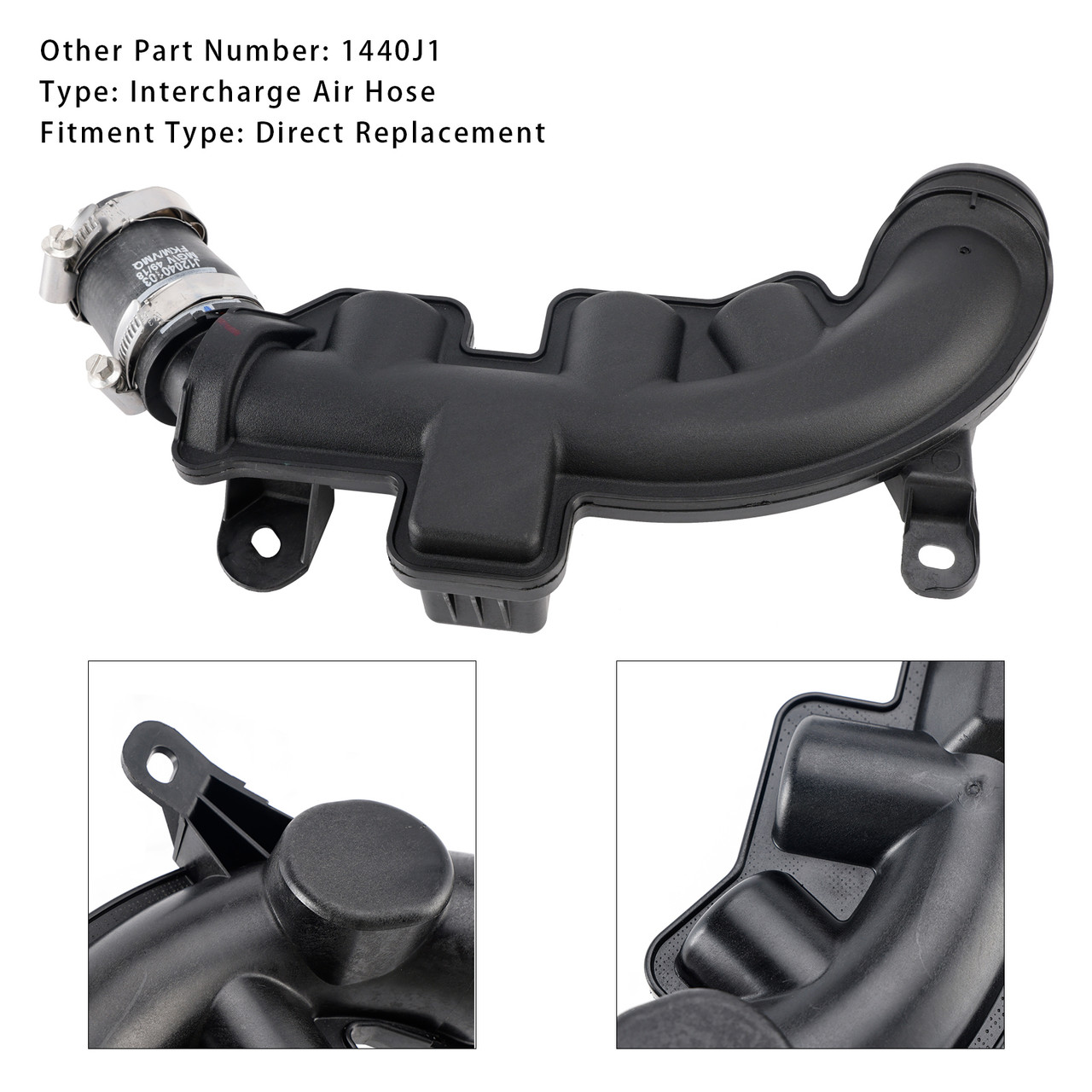 2004-2015 CITROEN C4 C5 DS4 DS5 Intercharge Air Hose 1440J1 Generic 2004-2015 CITROEN C4 C5 DS4 DS5 Intercharge Air Hose 1440J1 Generic