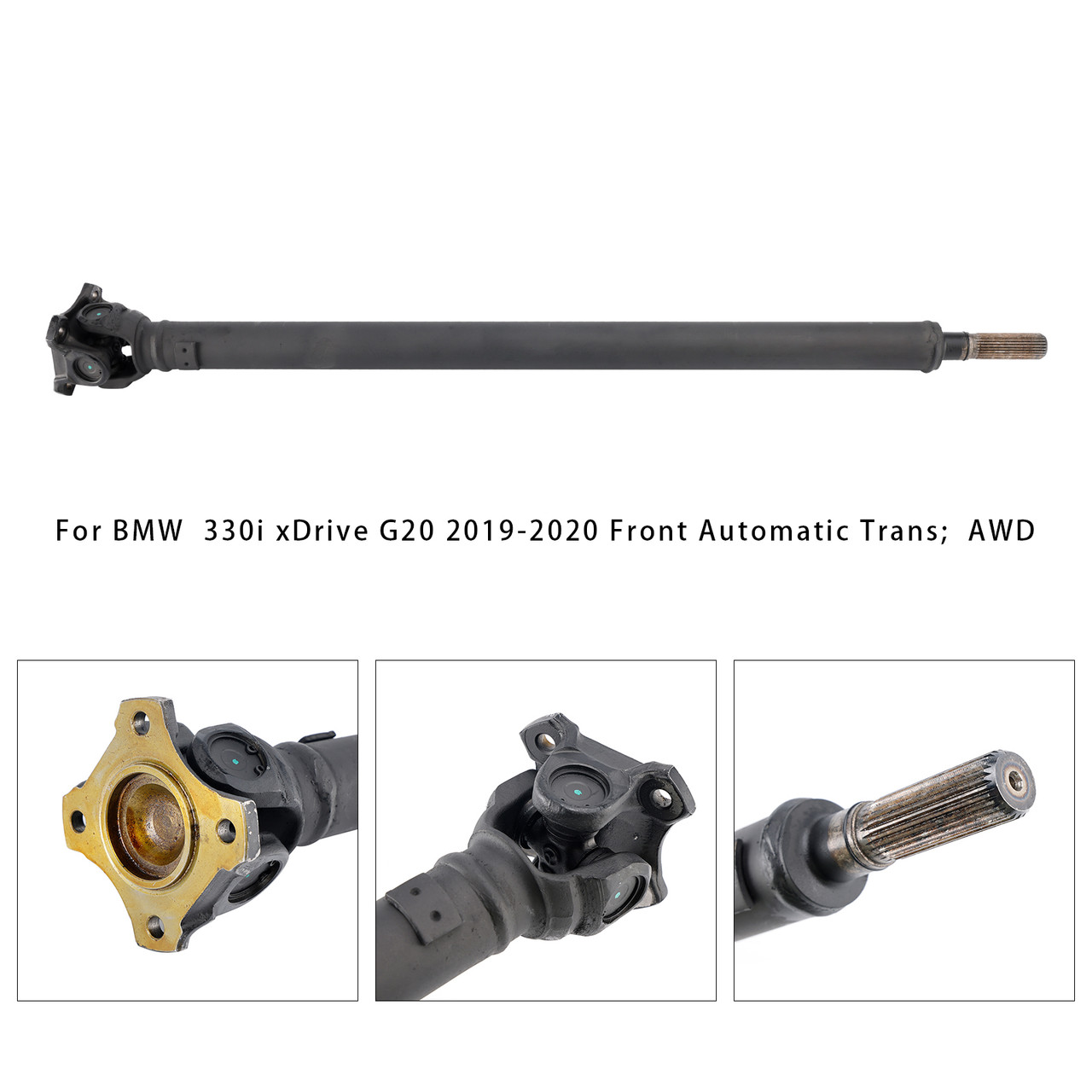 2019-2020 BMW 330i xDrive G20 Front Gimbal Shaft Joint Shaft 26208698362 Driveshaft Generic