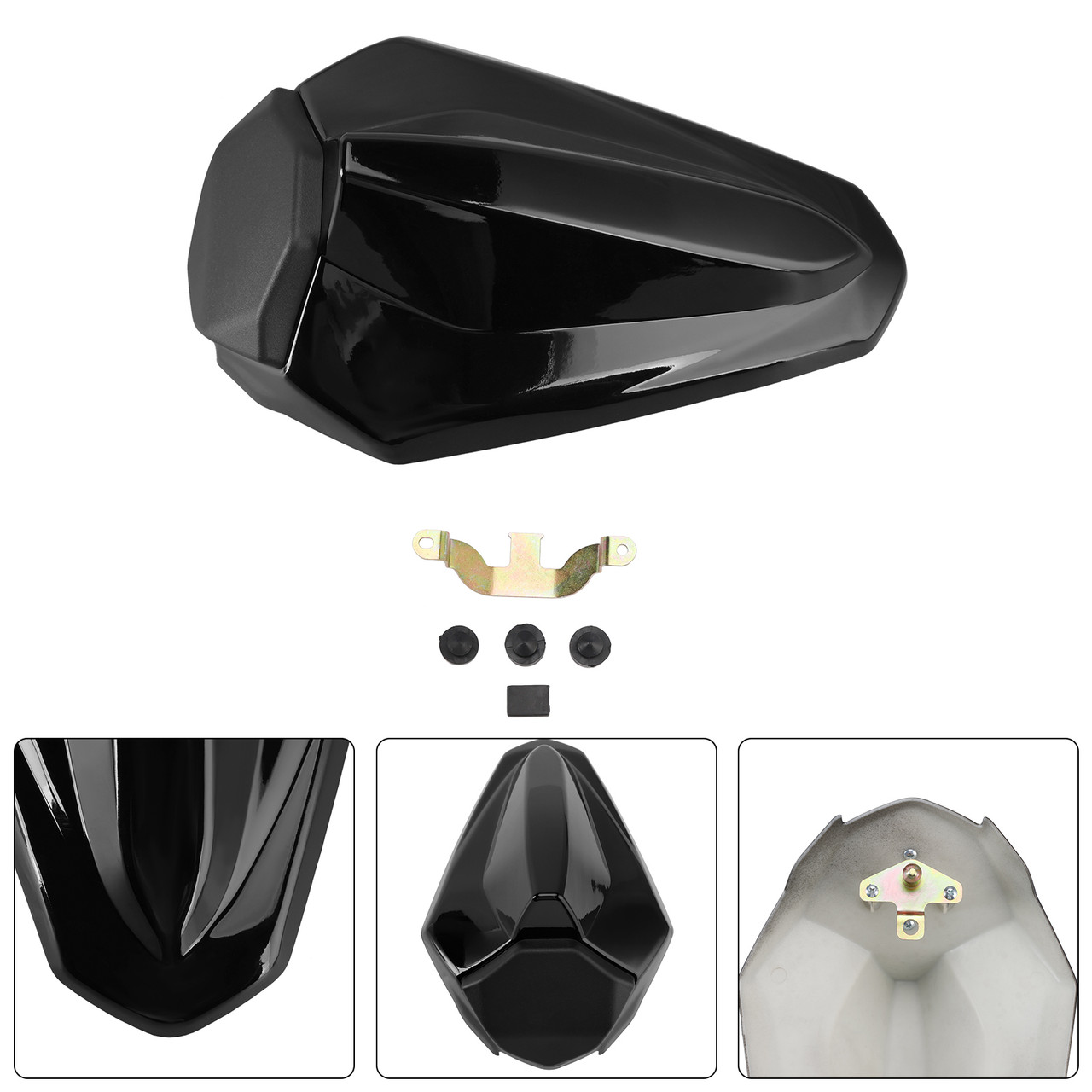 2018-2024 Kawasaki EX400 Racing Tail Rear Seat Fairing Cowl Black Generic