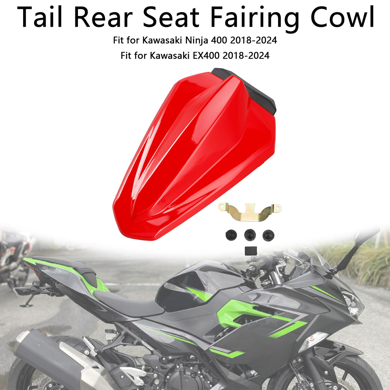 2018-2024 Kawasaki Ninja 400 Racing Tail Rear Seat Fairing Cowl