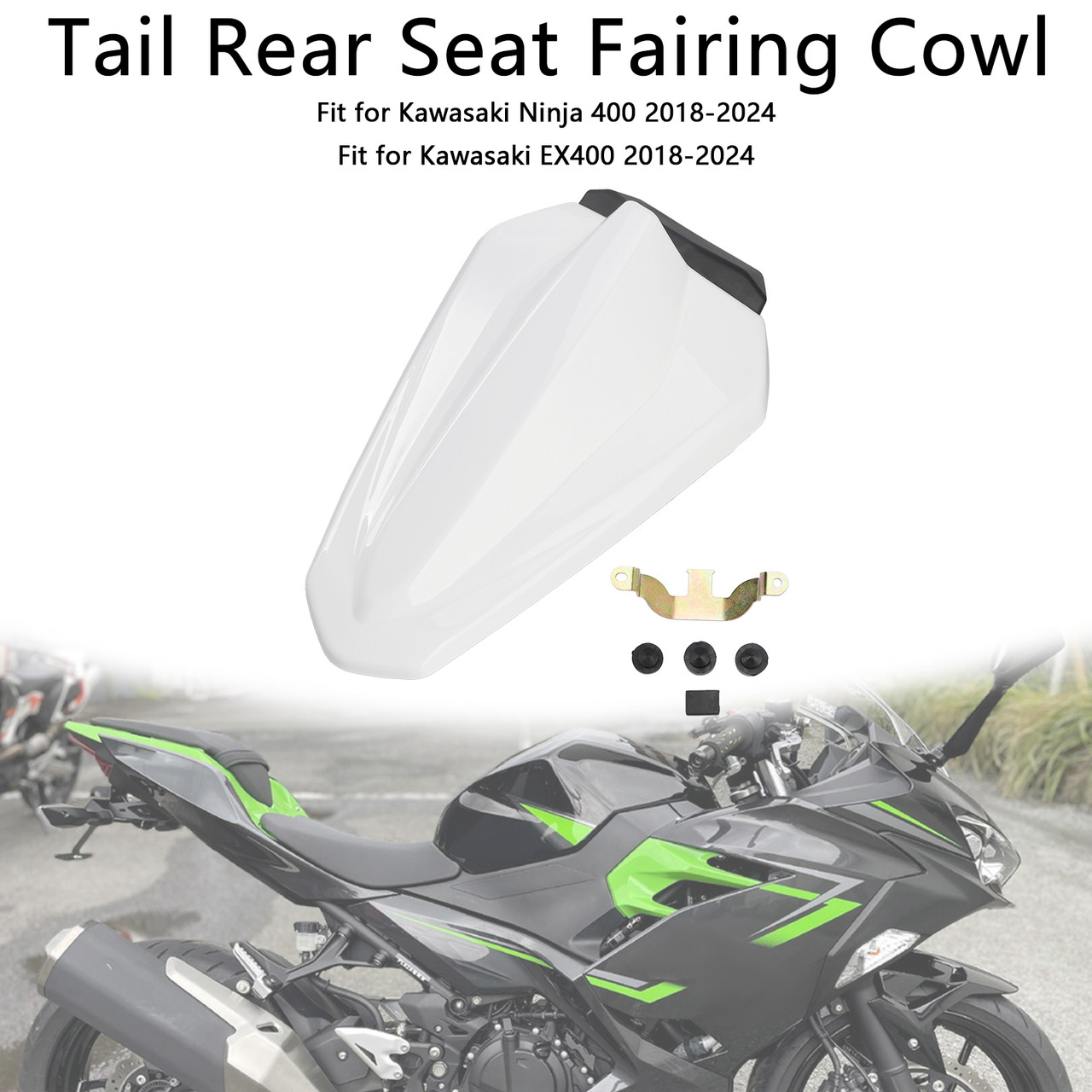 2018-2024 Kawasaki Ninja 400 Racing Tail Rear Seat Fairing Cowl