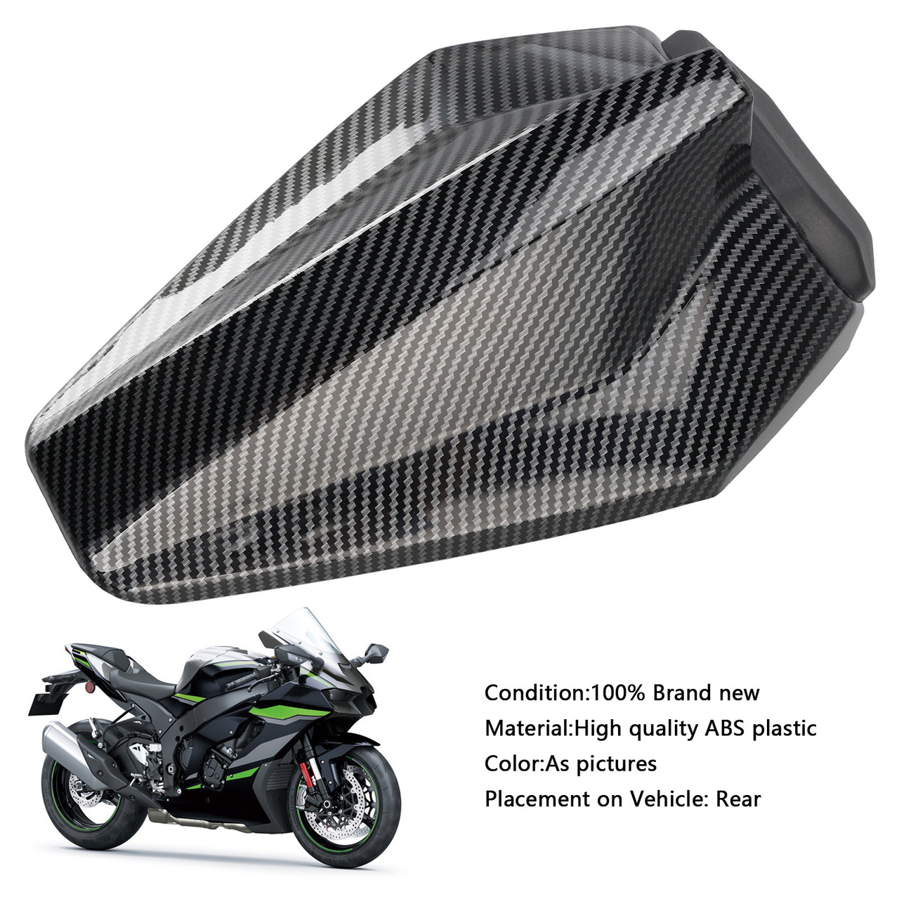 2016-2025 Kawasaki Ninja ZX-10R Tail Rear Seat Fairing Cowl Carbon Generic