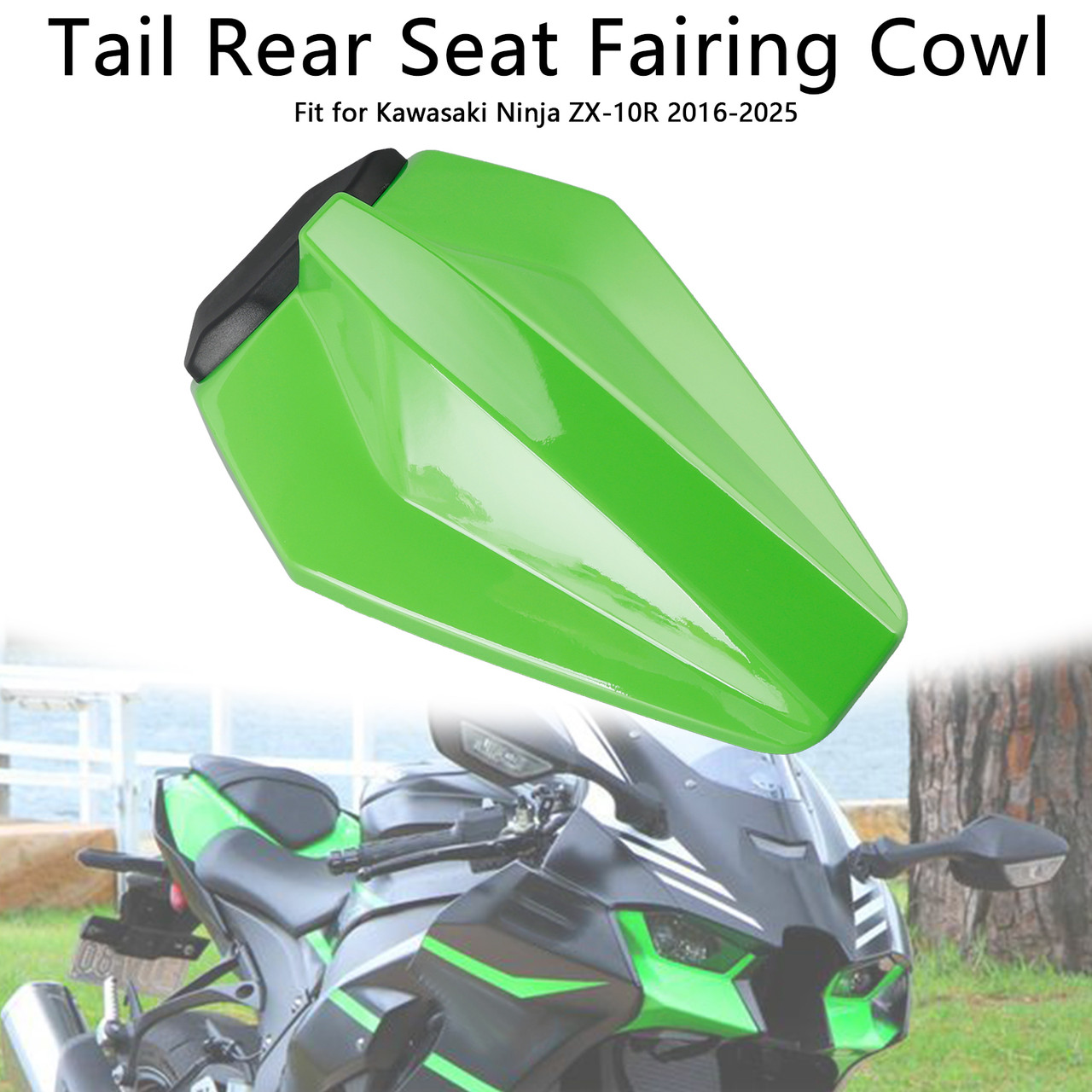 2016-2025 Kawasaki Ninja ZX-10R Tail Rear Seat Fairing Cowl Green