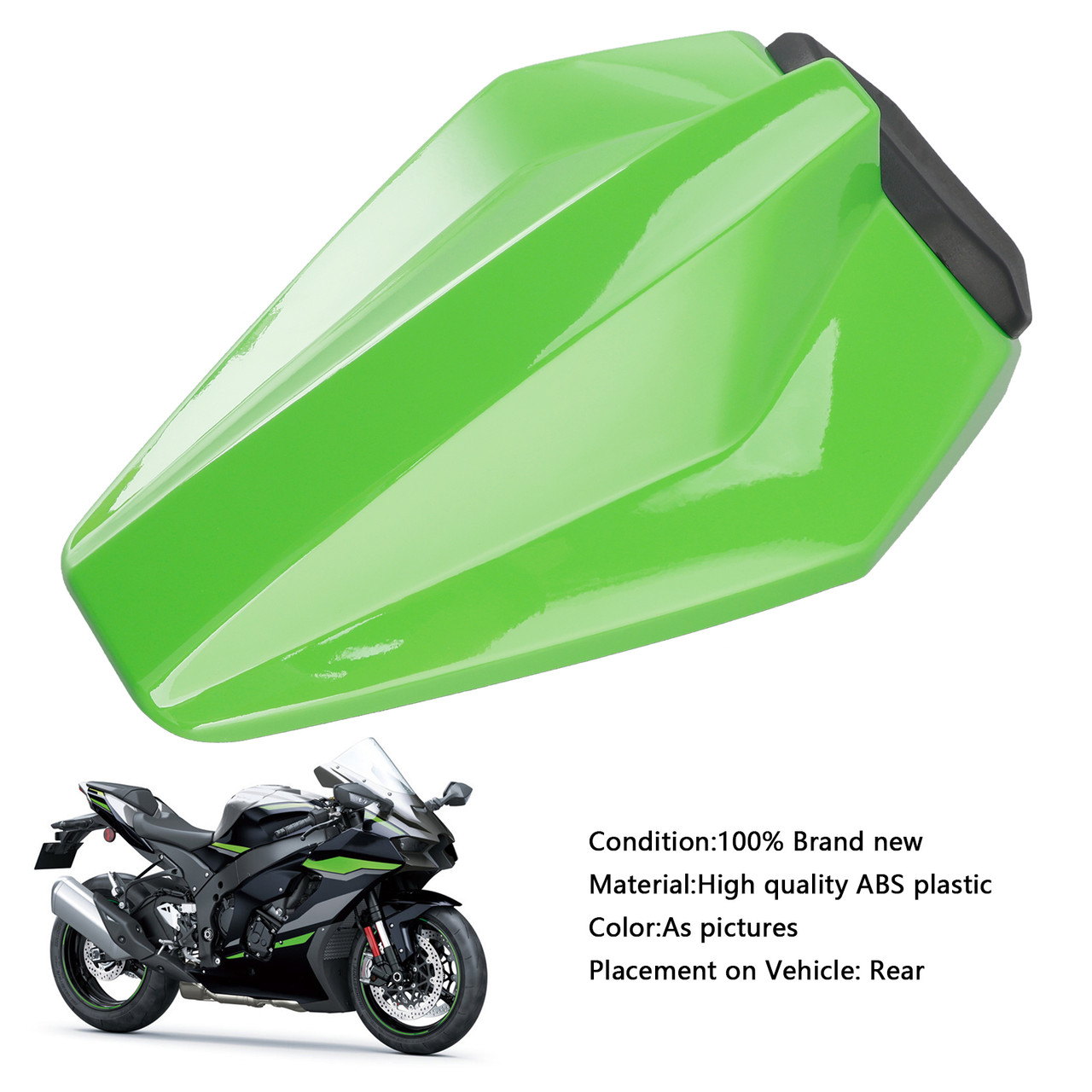 2016-2025 Kawasaki Ninja ZX-10R Tail Rear Seat Fairing Cowl Green