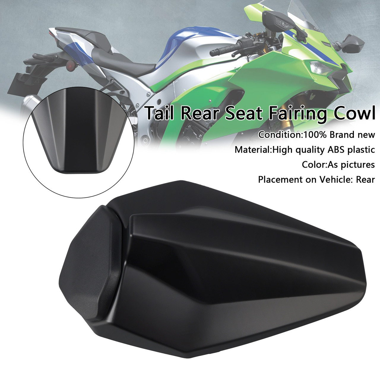 2016-2025 Kawasaki Ninja ZX-10R Tail Rear Seat Fairing Cowl Matte