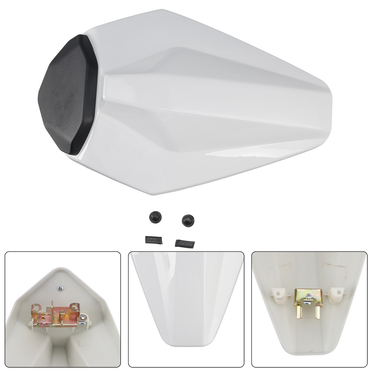 2019-2026 Kawasaki Ninja ZX-6R Tail Rear Seat Fairing Cowl White Generic