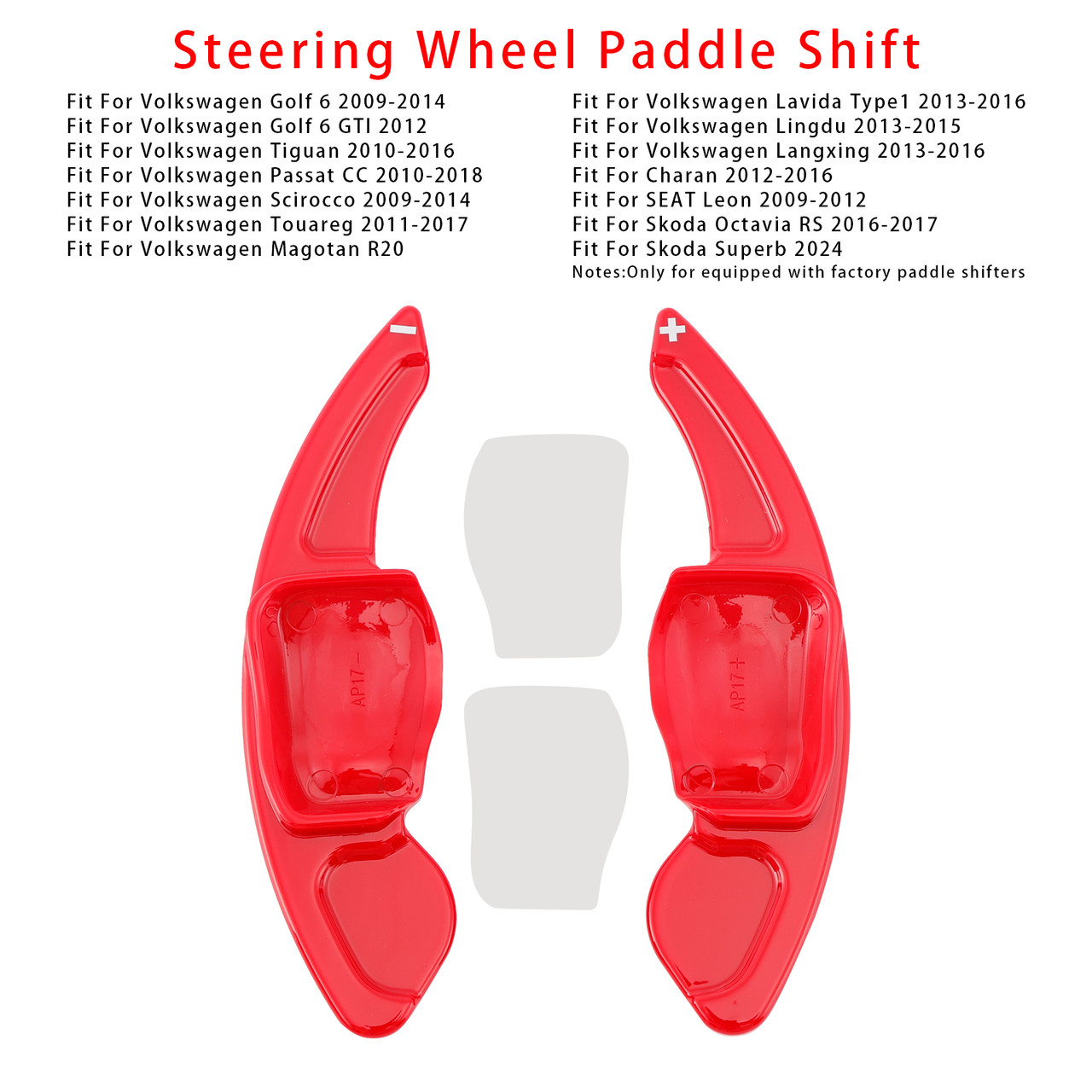 2024 Skoda Superb Steering Wheel Paddle Shifter Extension Red Generic 2024 Skoda Superb Steering Wheel Paddle Shifter Extension Red Generic