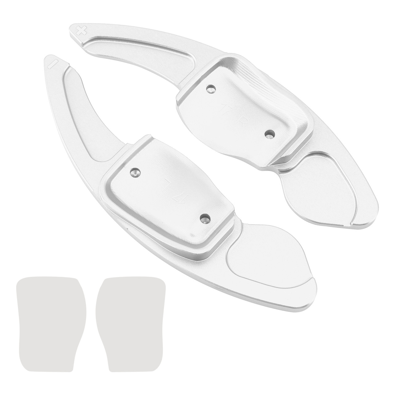 2016-2017 Skoda Octavia RS Steering Wheel Paddle Shifter Extension Aluminium Silver Generic 2016-2017 Skoda Octavia RS Steering Wheel Paddle Shifter Extension Aluminium Silver Generic