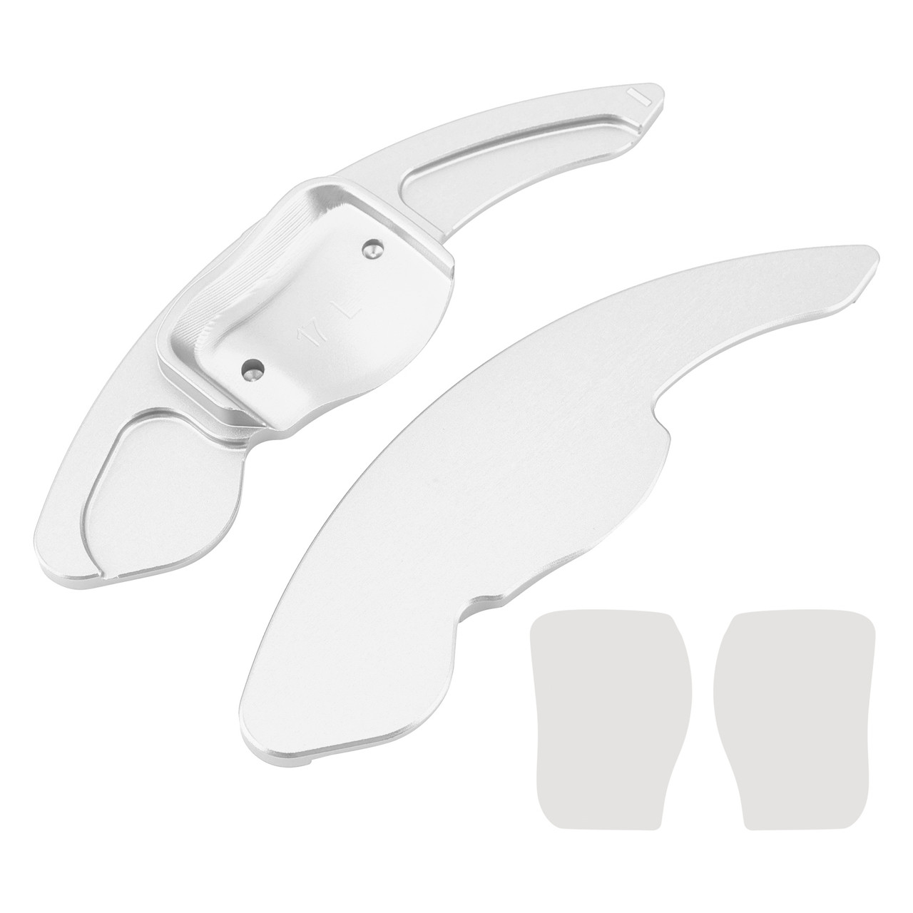 2016-2017 Skoda Octavia RS Steering Wheel Paddle Shifter Extension Aluminium Silver Generic 2016-2017 Skoda Octavia RS Steering Wheel Paddle Shifter Extension Aluminium Silver Generic