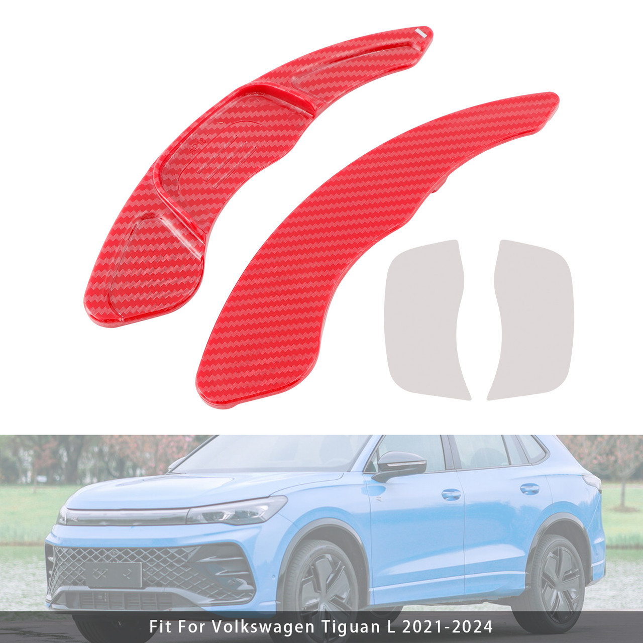 2015-2016 Volkswagen Scirocco Steering Wheel Paddle Shifter Extension Carbon Fiber Red Look Generic 2015-2016 Volkswagen Scirocco Steering Wheel Paddle Shifter Extension Carbon Fiber Red Look Generic