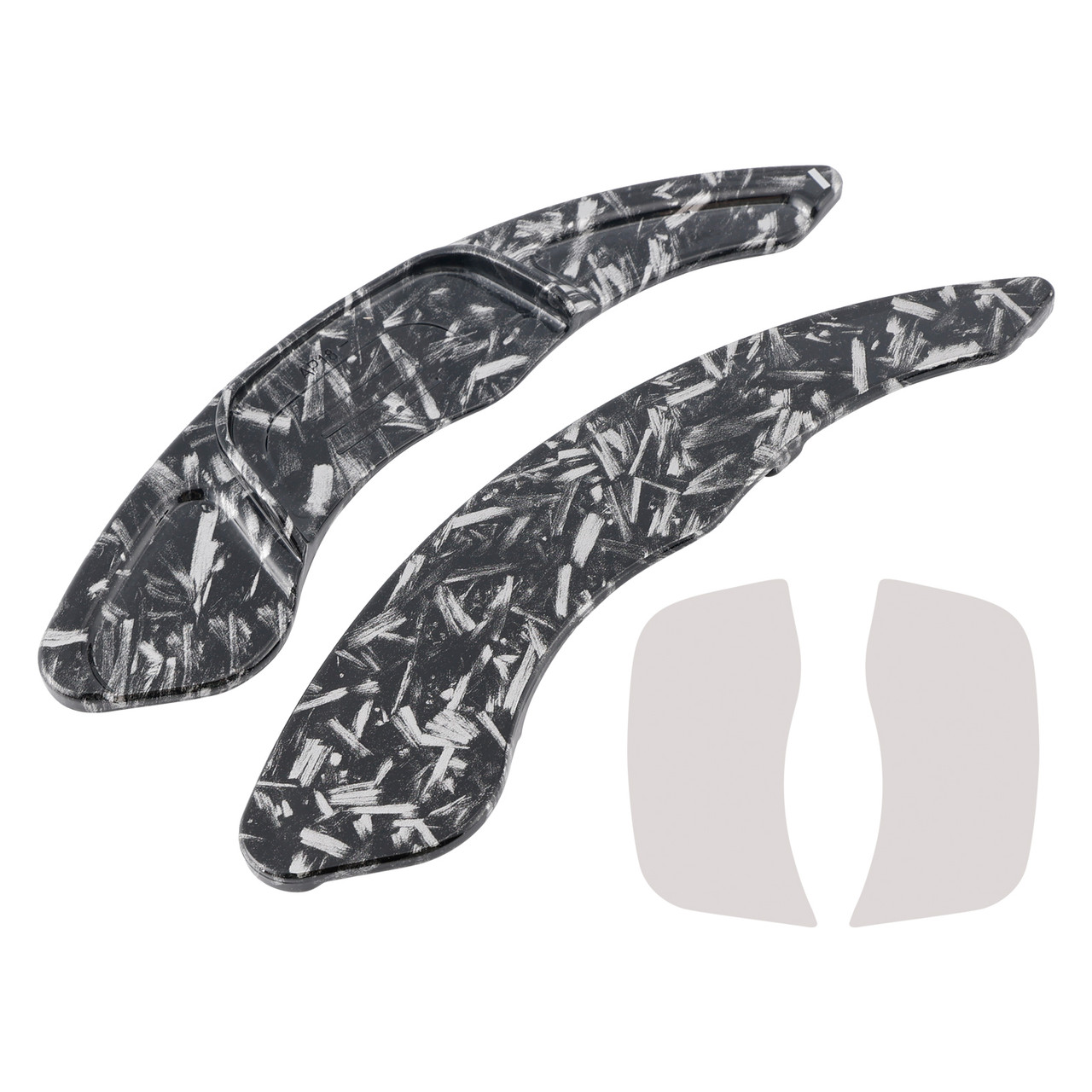 2016-2024 Volkswagen Variant R-Line Steering Wheel Paddle Shifter Extension Black Forged Pattern Generic 2016-2024 Volkswagen Variant R-Line Steering Wheel Paddle Shifter Extension Black Forged Pattern Generic