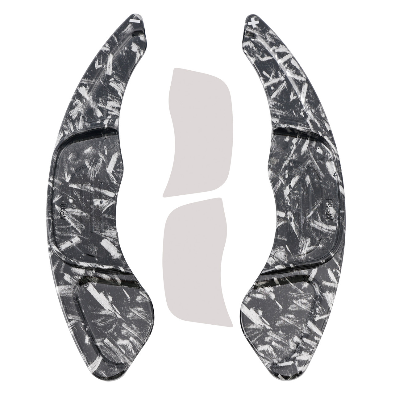 2016-2017 Volkswagen Lingdu GTS Steering Wheel Paddle Shifter Extension Black Forged Pattern Generic 2016-2017 Volkswagen Lingdu GTS Steering Wheel Paddle Shifter Extension Black Forged Pattern Generic