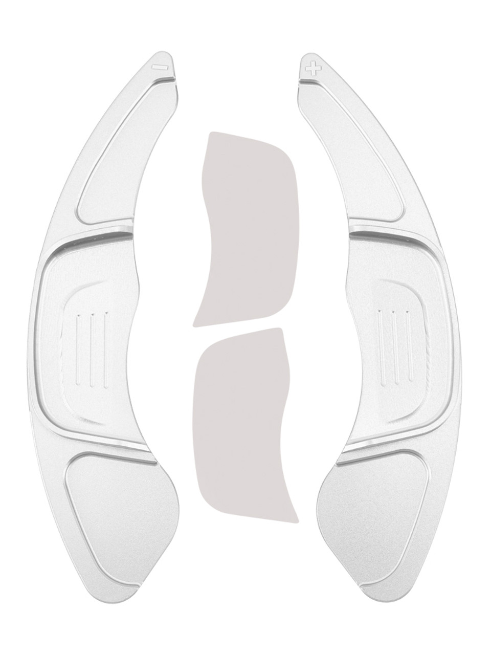2019-2024 Volkswagen Touareg Steering Wheel Paddle Shifter Extension Aluminium Silver Generic 2019-2024 Volkswagen Touareg Steering Wheel Paddle Shifter Extension Aluminium Silver Generic