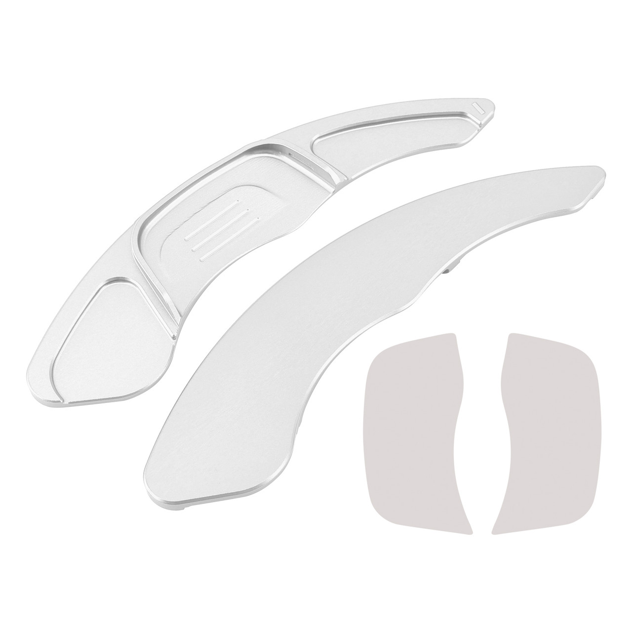 2019-2024 Volkswagen Touareg Steering Wheel Paddle Shifter Extension Aluminium Silver Generic 2019-2024 Volkswagen Touareg Steering Wheel Paddle Shifter Extension Aluminium Silver Generic