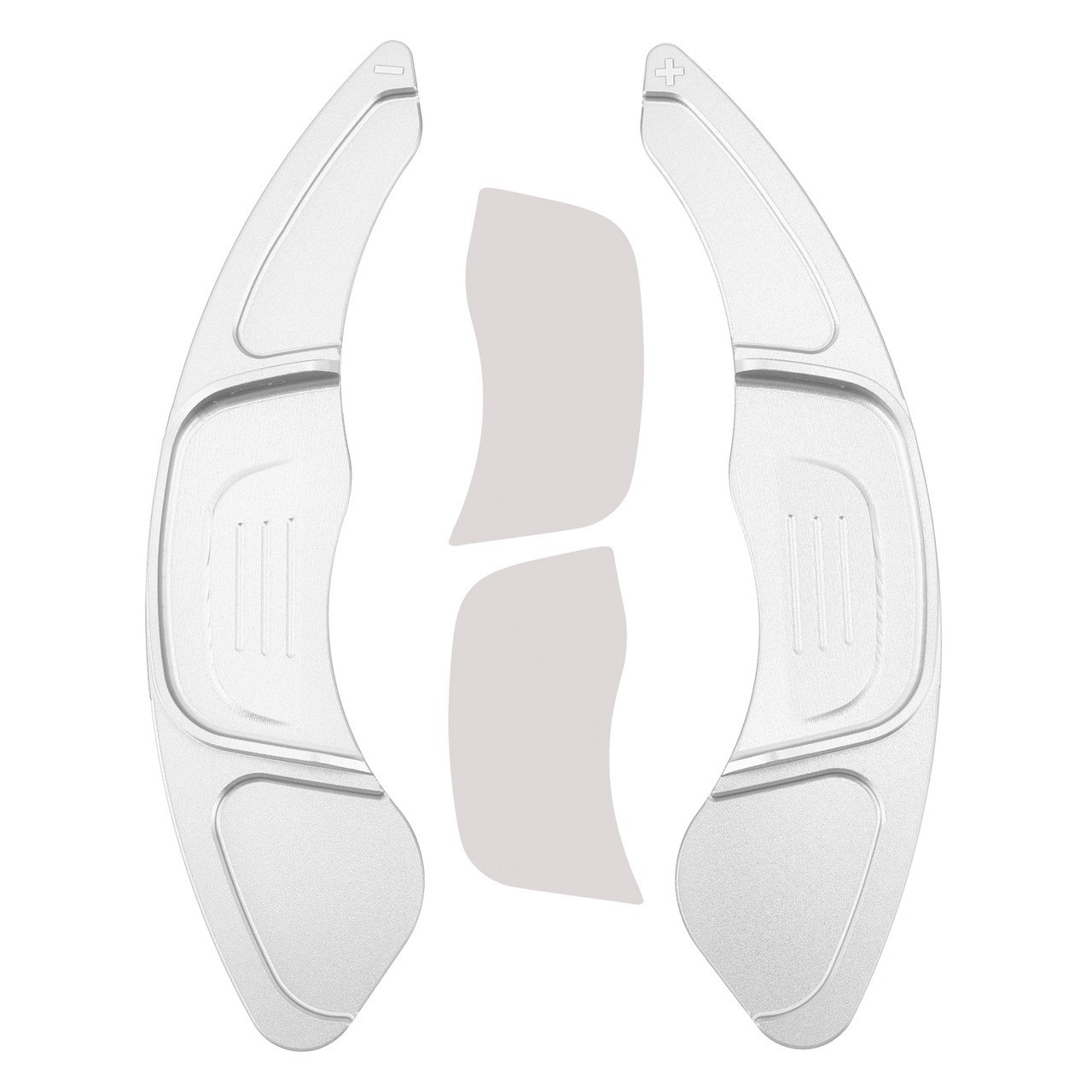 2015-2018 Volkswagen Polo GTI Steering Wheel Paddle Shifter Extension Aluminium Silver Generic 2015-2018 Volkswagen Polo GTI Steering Wheel Paddle Shifter Extension Aluminium Silver Generic