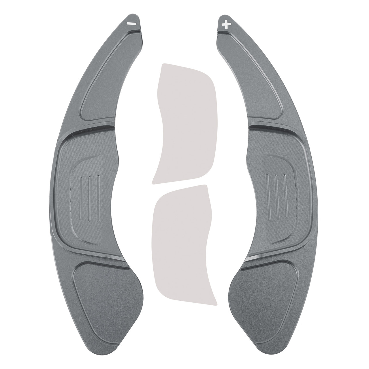 2019-2024 Volkswagen Touareg Steering Wheel Paddle Shifter Extension Aluminium Grey Generic 2019-2024 Volkswagen Touareg Steering Wheel Paddle Shifter Extension Aluminium Grey Generic