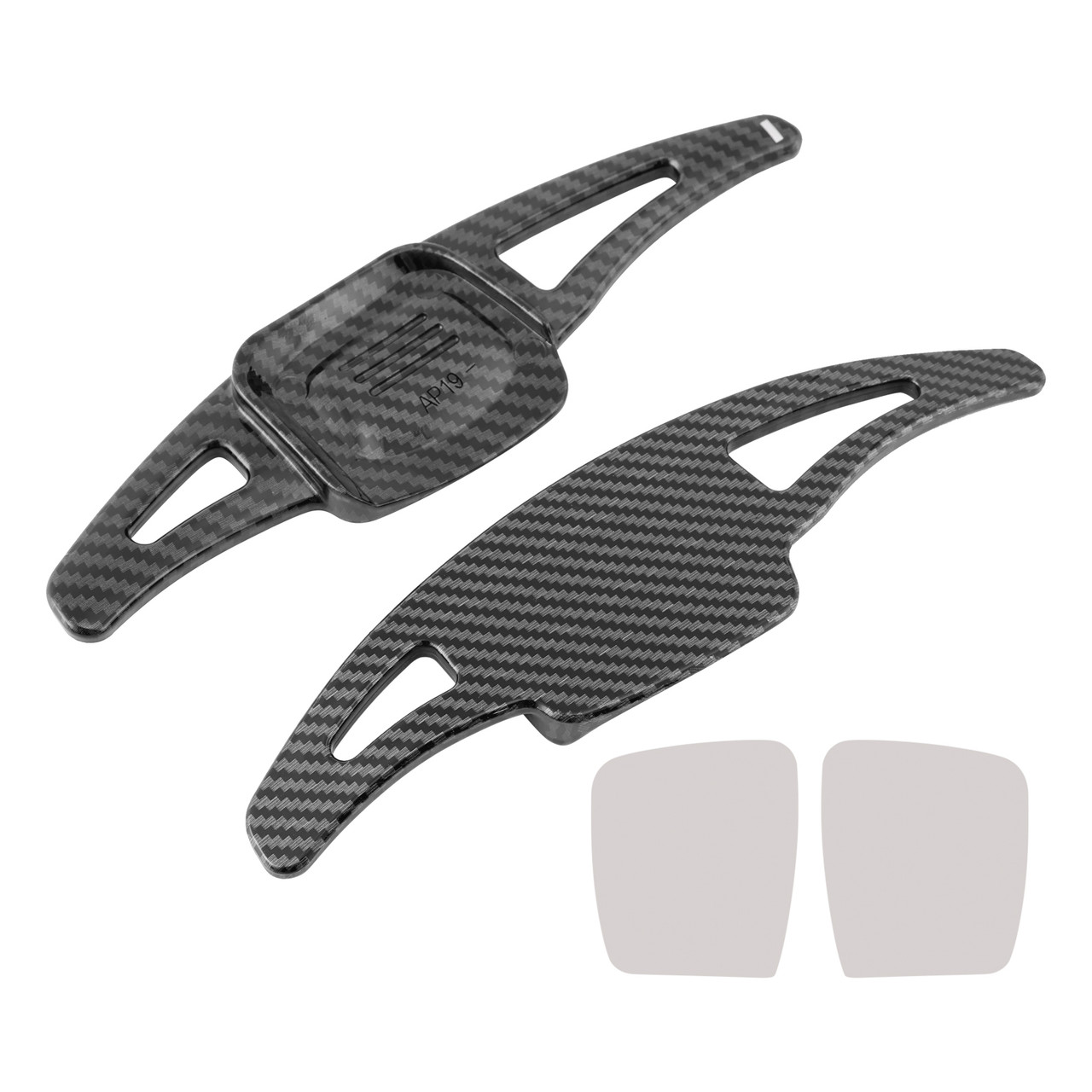 2019-2021 Volkswagen Tayron Steering Wheel Paddle Shifter Extension Carbon Fiber Black Look Generic 2019-2021 Volkswagen Tayron Steering Wheel Paddle Shifter Extension Carbon Fiber Black Look Generic