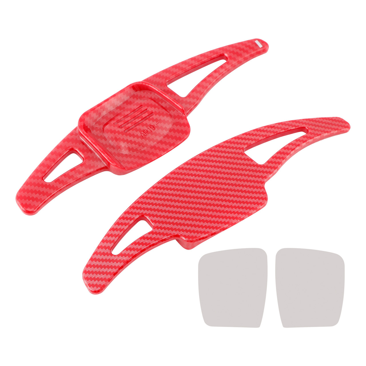 2020-2021 Volkswagen Tayron X Steering Wheel Paddle Shifter Extension Carbon Fiber Red Look Generic 2020-2021 Volkswagen Tayron X Steering Wheel Paddle Shifter Extension Carbon Fiber Red Look Generic