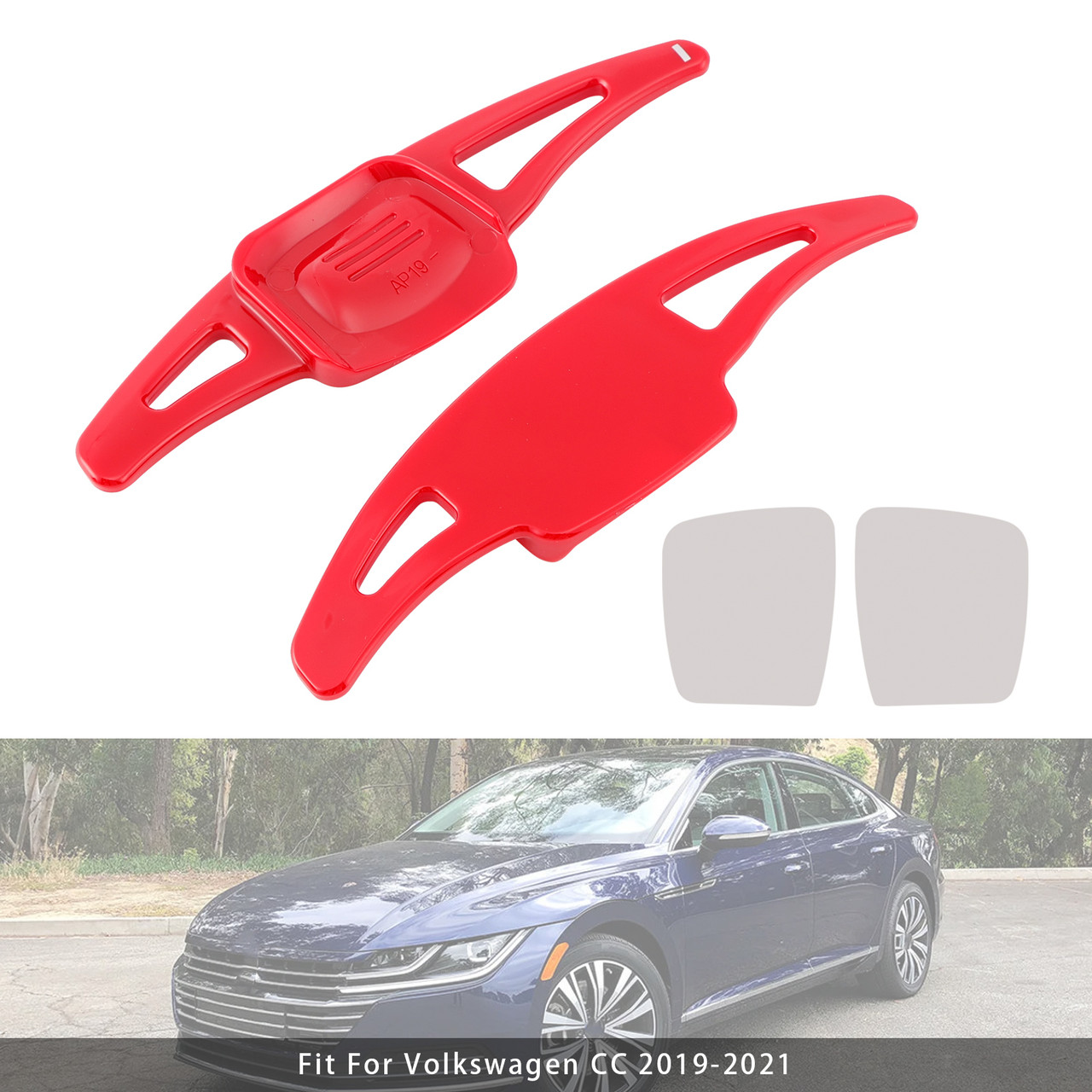 2019-2021 Volkswagen CC Steering Wheel Paddle Shifter Extension Red Generic 2019-2021 Volkswagen CC Steering Wheel Paddle Shifter Extension Red Generic