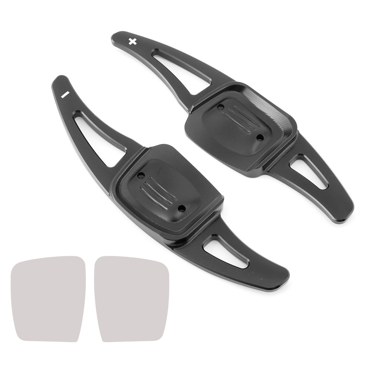 2020-2021 Volkswagen Tayron X Steering Wheel Paddle Shifter Extension Aluminium Black Generic 2020-2021 Volkswagen Tayron X Steering Wheel Paddle Shifter Extension Aluminium Black Generic