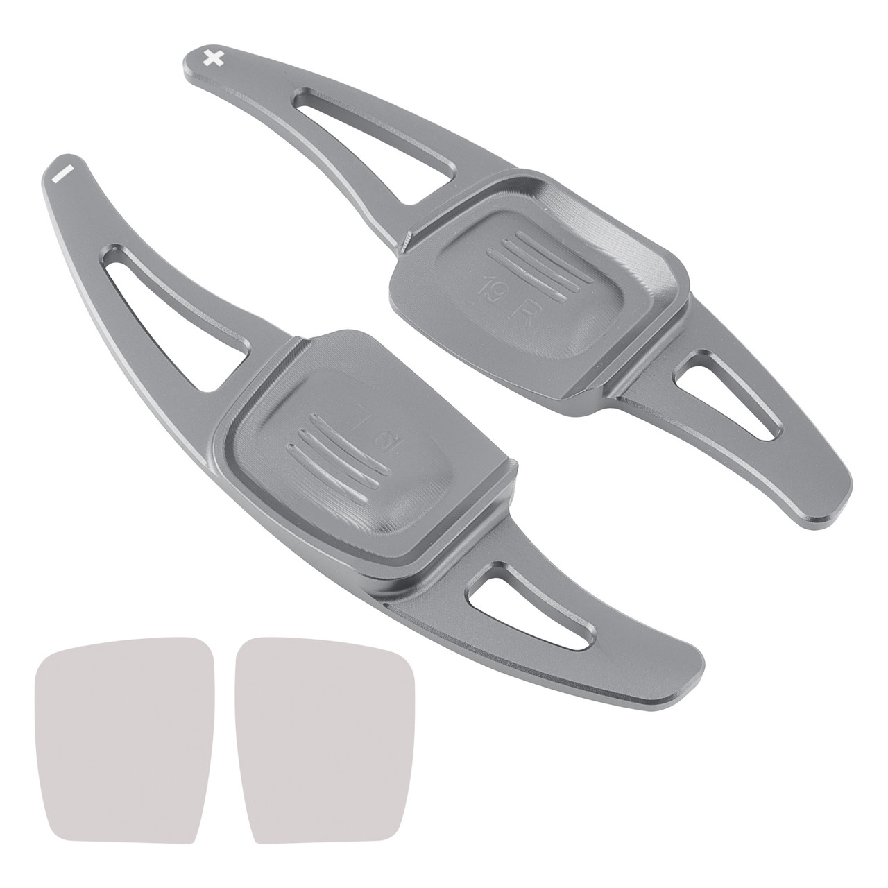 2020-2021 Volkswagen Tayron GTE Steering Wheel Paddle Shifter Extension Aluminium Grey Generic 2020-2021 Volkswagen Tayron GTE Steering Wheel Paddle Shifter Extension Aluminium Grey Generic