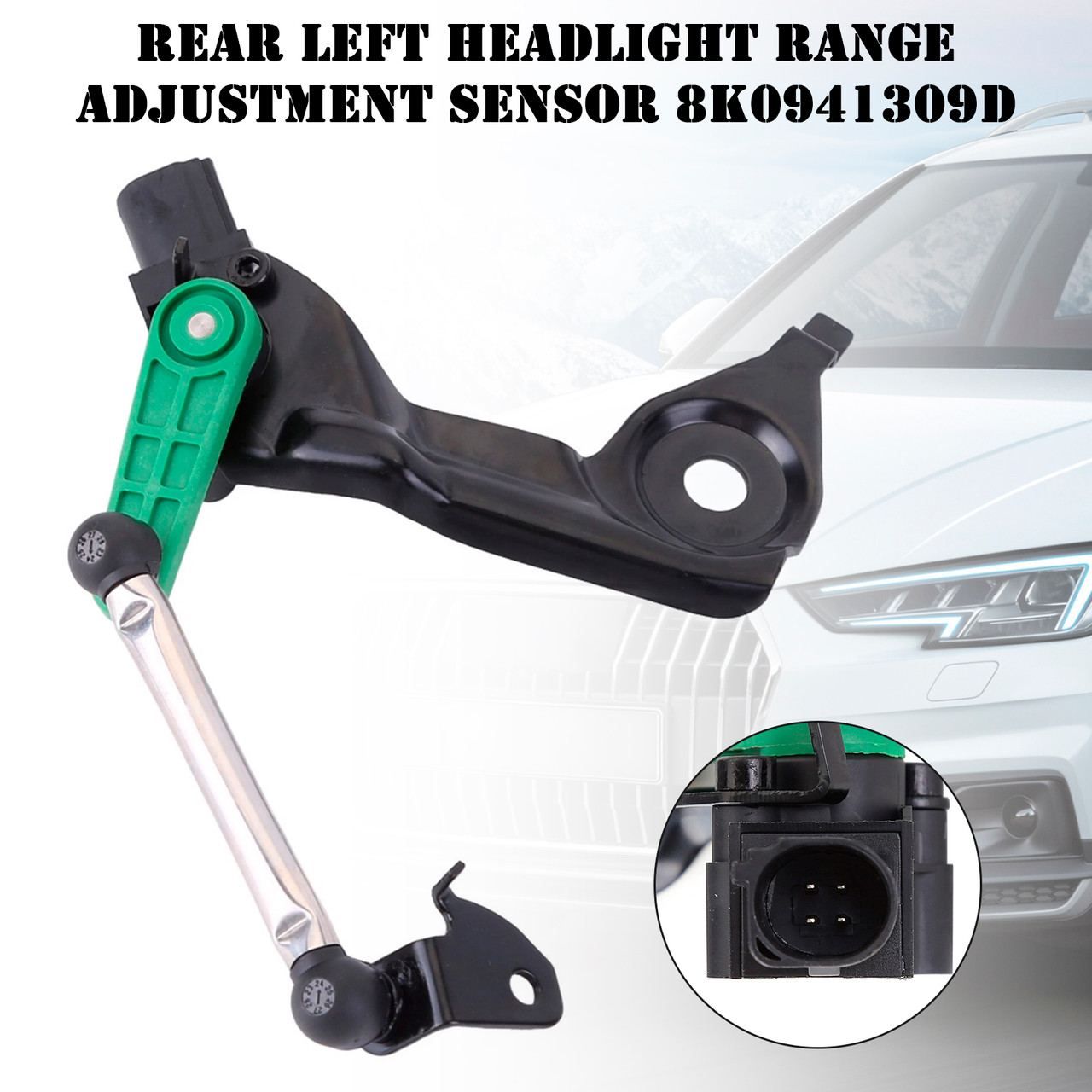 2007-2015 Audi A4 Rear Left Headlight Range Adjustment Sensor 8K0941309D Generic